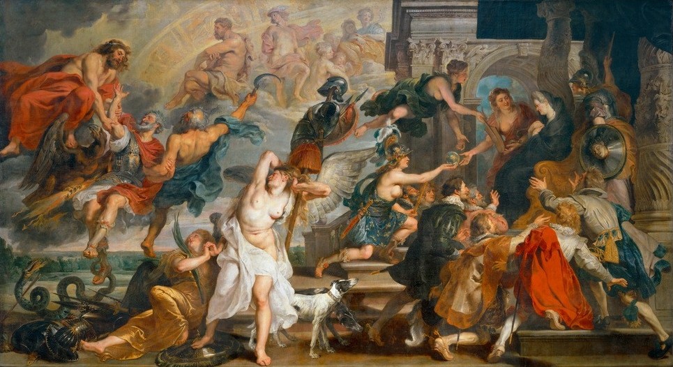 Peter Paul Rubens, L’Apothéose d’Henri IV et la proclamation (Adler,Serpent)