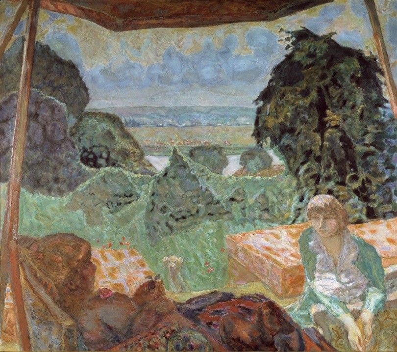 Pierre Bonnard, Sommer in der Normandie (Meer, Urlaub, Freizeit, Strand, Frankreich, Post-Impressionismus,  Wohnzimmer, Wunschgröße, Klassische Moderne,)