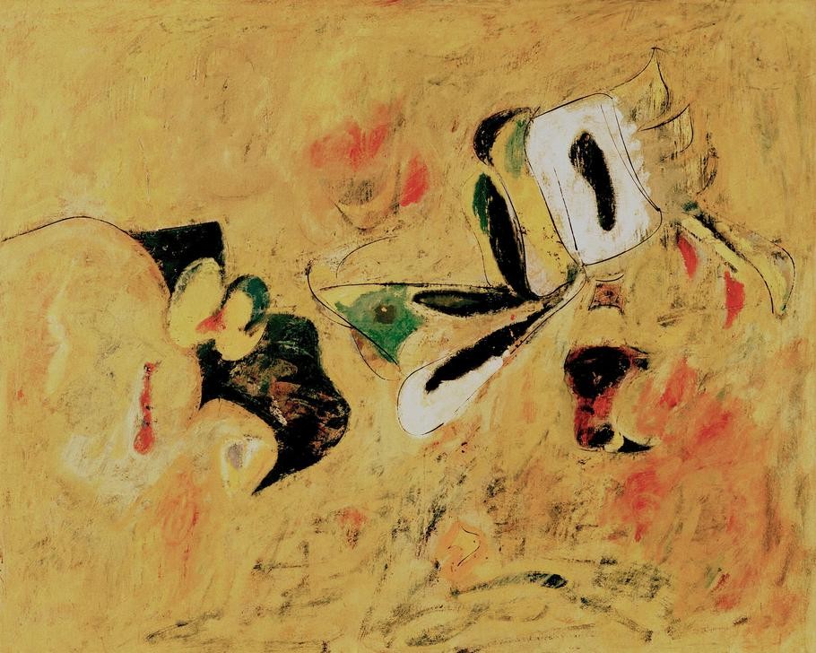 Arshile Gorky, Apple Orchard (Apfel,Abstrakte Kunst,Türkisch,Amerikanische Kunst,Abstraktion,Armenische Kunst,Abstraction-Creation,Garten)