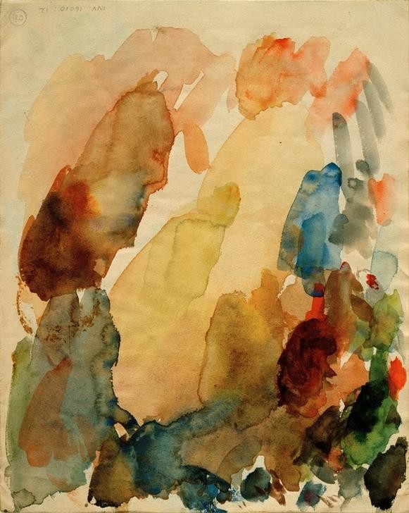 Gustave Moreau, Palette d’aquarelle (Kunst,Palette,Französische Kunst,Farbigkeit,Farbe)