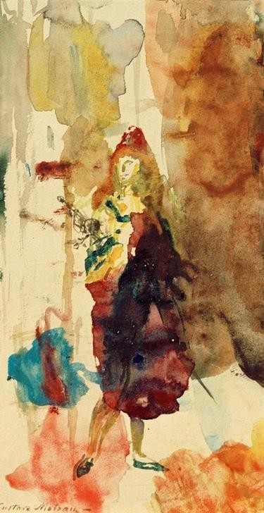 Gustave Moreau, Page (Kunst,Mann,Palette,Page,Französische Kunst,Knabe)