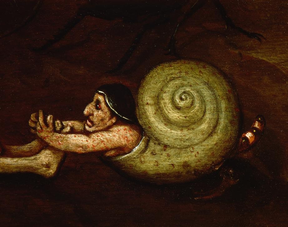 Hieronymus Bosch, Die Hölle (Jüngstes Gericht,Verdammte,Hölle,Phantastische Kunst,Niederländische Kunst)