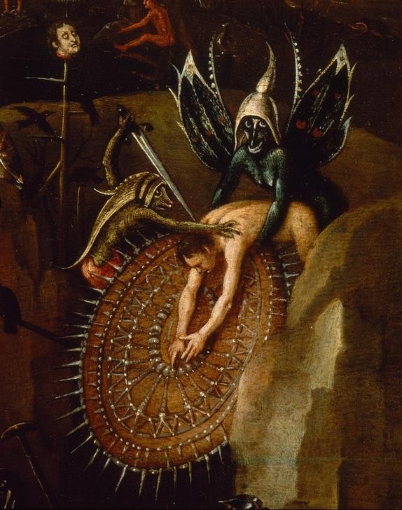 Hieronymus Bosch, Die Hölle (Teufel,Jüngstes Gericht,Verdammte,Hölle,Phantastische Kunst,Niederländische Kunst)
