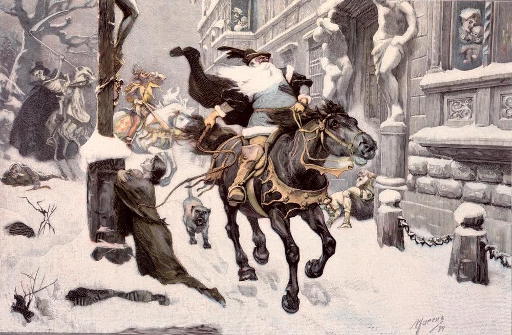Otto Marcus, Winter’s Lust und Leid (ARM UND REICH, ARMUT, DEUTSCHE KUNST, GESELLSCHAFT, PUBLIZISTIK, SOZIALES, STRASSENSZENE, TOD, WINTER, ZEITSCHRIFT, ERFRIEREN)