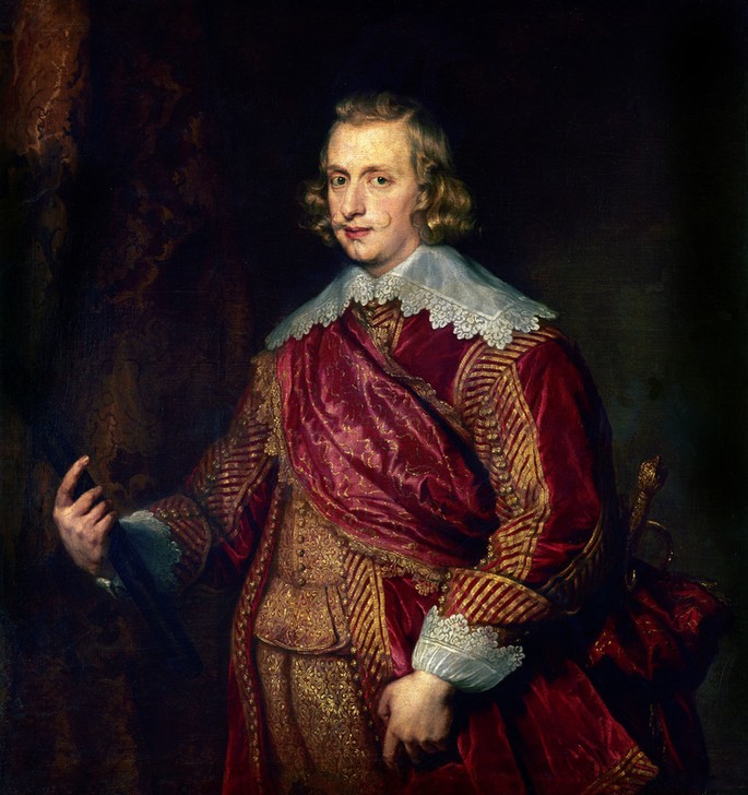 Anthonis van Dyck, Cardinal infant don Ferdinand of Austria (Portrait, Bildnis, Kardinal, Mode, Adel, Prunk, Scherpe, Barock, Klassiker, Wunschgröße, Wohnzimmer)