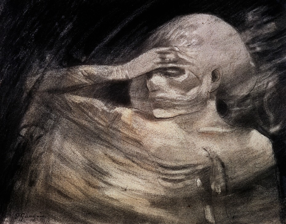 Paul Gauguin, FIGURA DE ESPECTRO (Gespenst,Traum,Seele,Alptraum,Vision,Spektrum,Sehen,Spuk,Erscheinung,Phantom,Schreck,Halloween,Geist,Nachtmahr,Schreckgespenst)