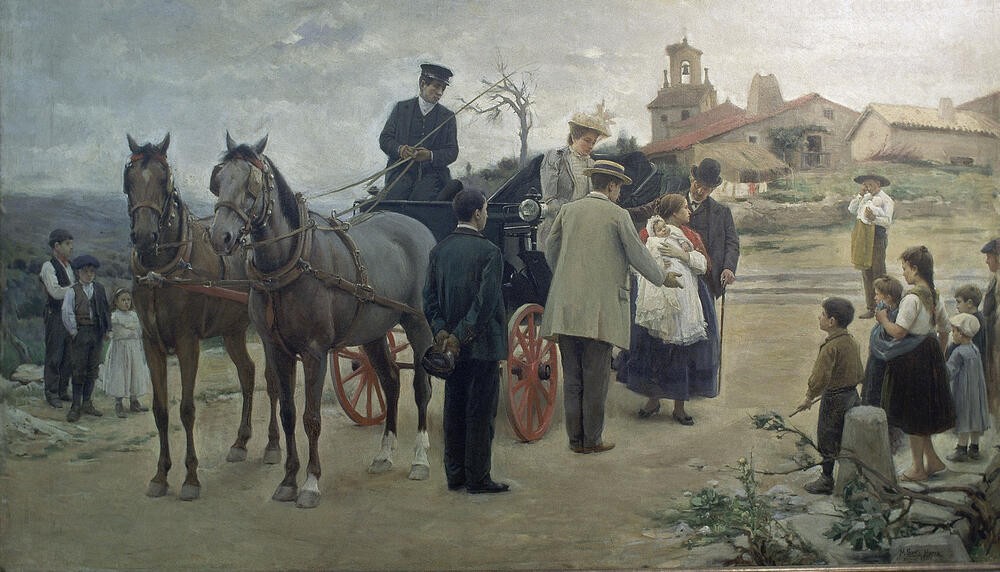 Marceliano Santa Maria, Unbekannt (ABSCHIED (VERABSCHIEDEN), ARMUT, BABY, DROSCHKE, PFERDEFUHRWERK, MUTTER, SPANISCHE KUNST, SOHN, ABFAHRT, BETREUER)