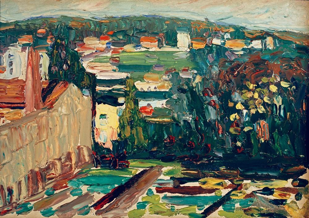 Wassily Kandinsky, Sèvres I (Impressionismus,Russische Kunst,Architekturdarstellung)
