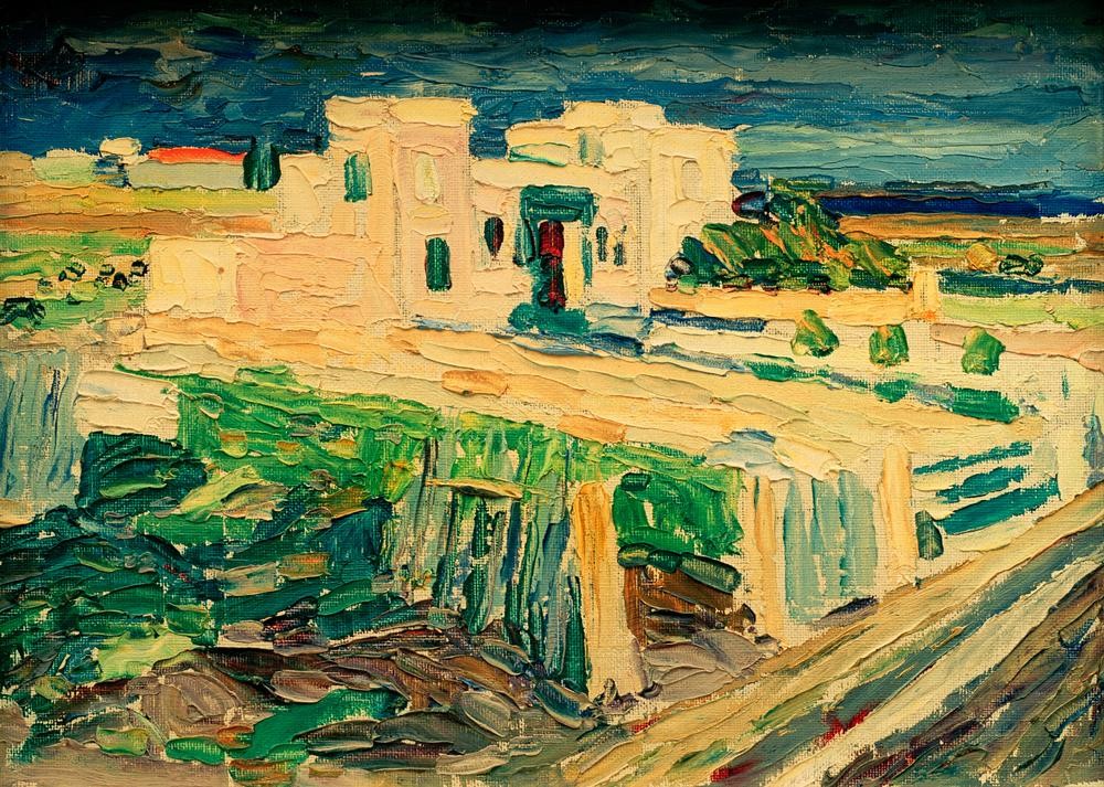 Wassily Kandinsky, Tunis – Karthago (Archäologie,Ausgrabung,Impressionismus,Russische Kunst,Architekturdarstellung)