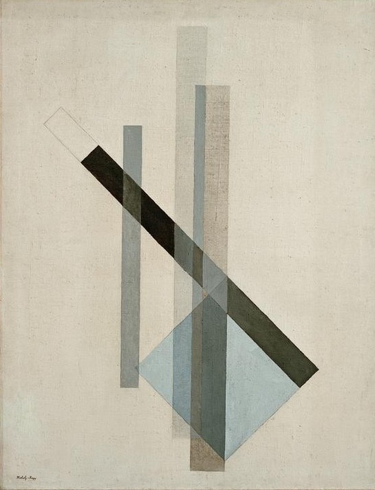 Laszlo Moholy-Nagy, Konstruktion (Glas-Architektur) (Bauhaus,Konstruktivismus,Abstrakte Kunst,Ungarische Kunst)