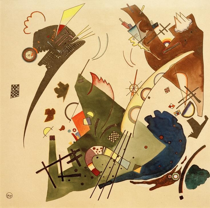Wassily Kandinsky, Kreisen (Bauhaus,Kunst,Abstrakte Kunst,Russische Kunst,Farbigkeit,Farbe)