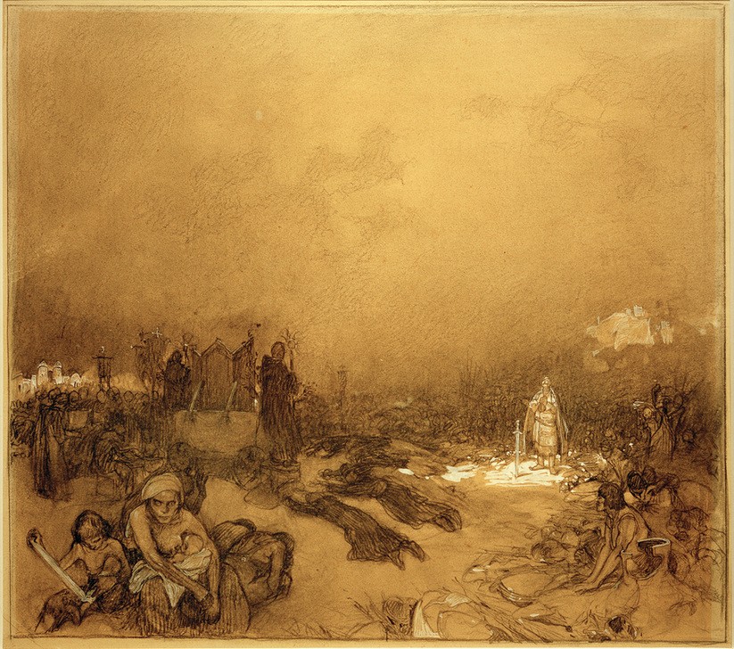 Alfons Mucha, Nach der Schlacht auf dem Berge Vítkov  (Geschichte und Politik)