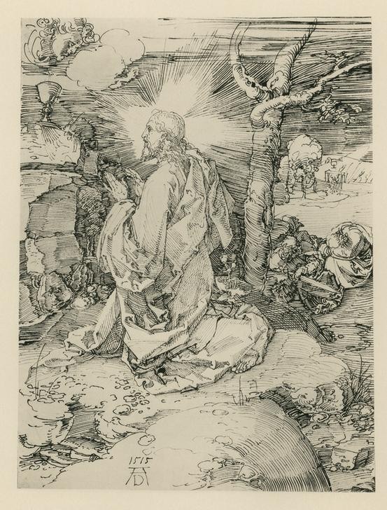 Albrecht Dürer, Christus am Ölberg (Christentum,Deutsche Kunst,Religion,Renaissance,Neues Testament,Bibel,Christus Am Ölberg,Passion Christi)