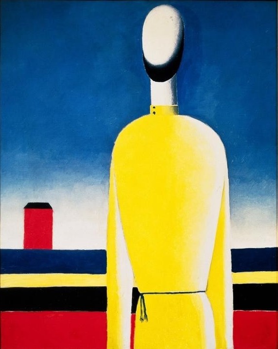 Kasimir Malewitsch, Komplexe Vorahnung (Mensch,Portrait,Suprematismus,Ukrainische Kunst,Anonymität)