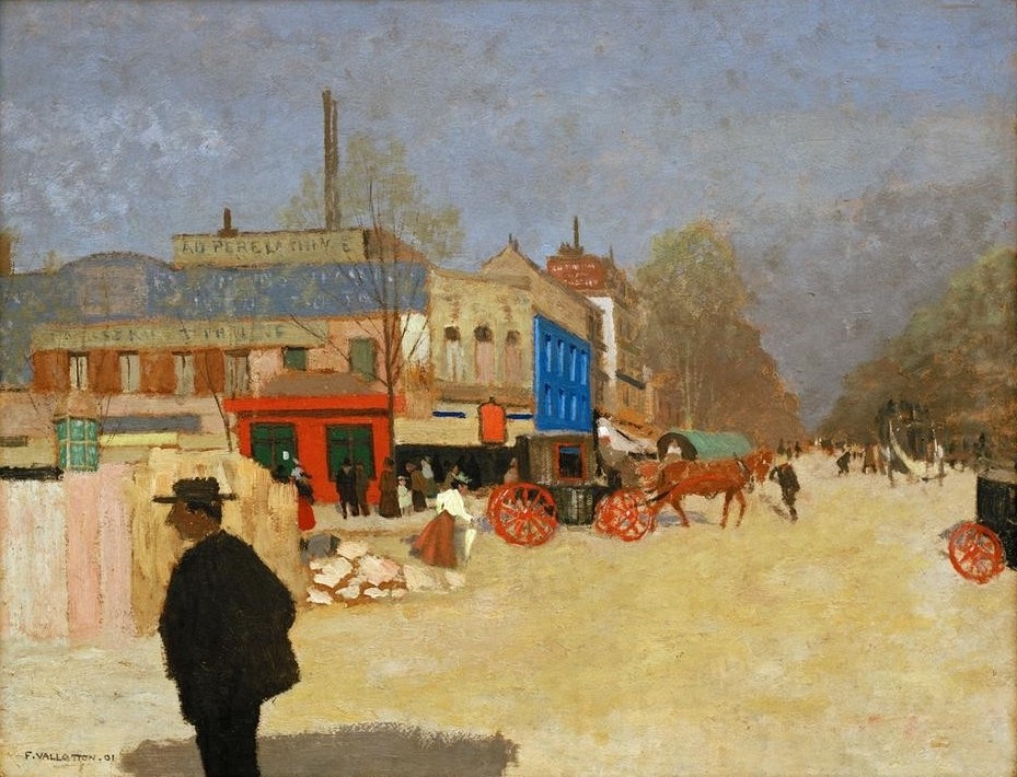 Felix Vallotton, Place Clichy (Geographie,Strassenszene,Szene,Platz,Französische Kunst,Schweizerische Kunst,Nabis,Topographie)