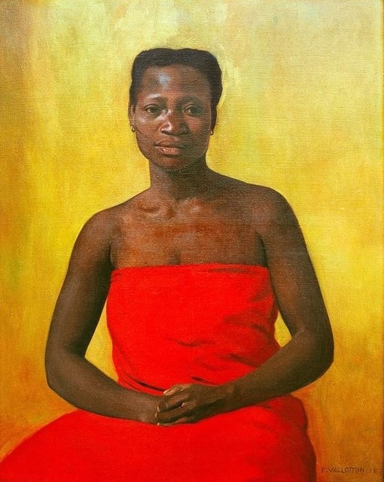 Felix Vallotton, Negresse assise de face (Frau,Völkerkunde,Portrait,Schwarze,Französische Kunst,Schweizerische Kunst,Nabis,Land Und Leute)