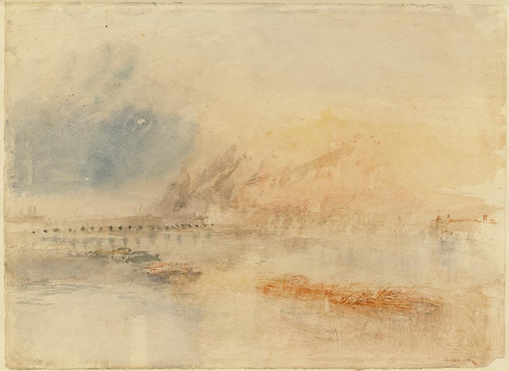JOSEPH MALLORD WILLIAM TURNER, Ehrenbreitstein (Geographie,Landschaft,Englische Kunst,Topographie,Rheinromantik)