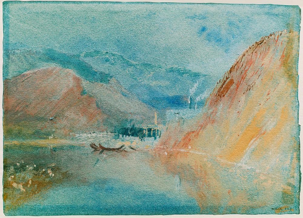 JOSEPH MALLORD WILLIAM TURNER, Die Eisenhütte von Quint (Eisen Und Stahl,Geographie,Verhüttung,Industrie,Landschaft,Hüttenwerk,Englische Kunst,Topographie,Eisenhütte)