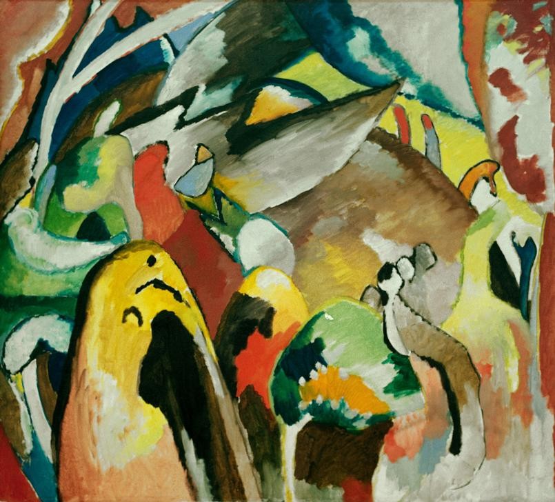 Wassily Kandinsky, Improvisation Nr. 19a (Expressionismus,Der Blaue Reiter,Abstrakte Kunst,Russische Kunst,Improvisation)