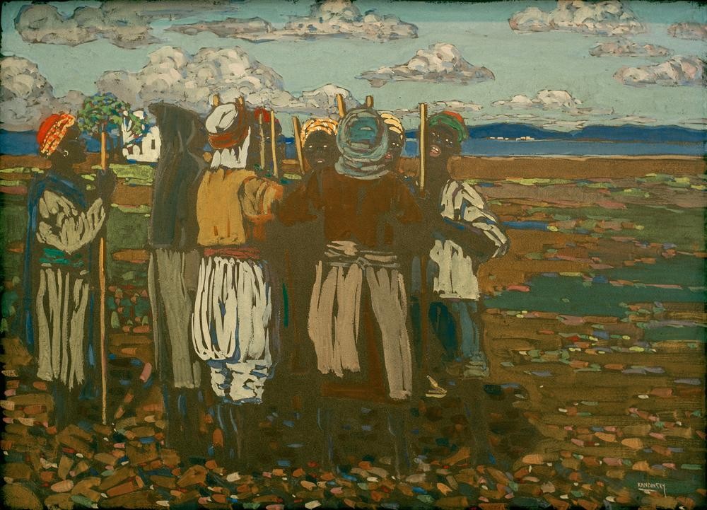 Wassily Kandinsky, Arbeitende Neger (Völkerkunde,Russische Kunst,Schwarzer,Land Und Leute)