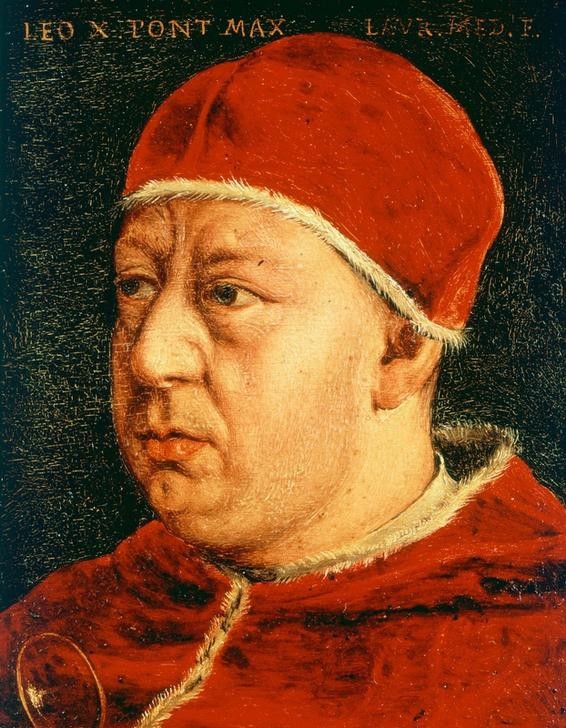 Raffael, Papst Leo X. (Geschichte,Katholische Kirche,Mann,Papst,Renaissance,Portrait,Italienische Kunst,Person)