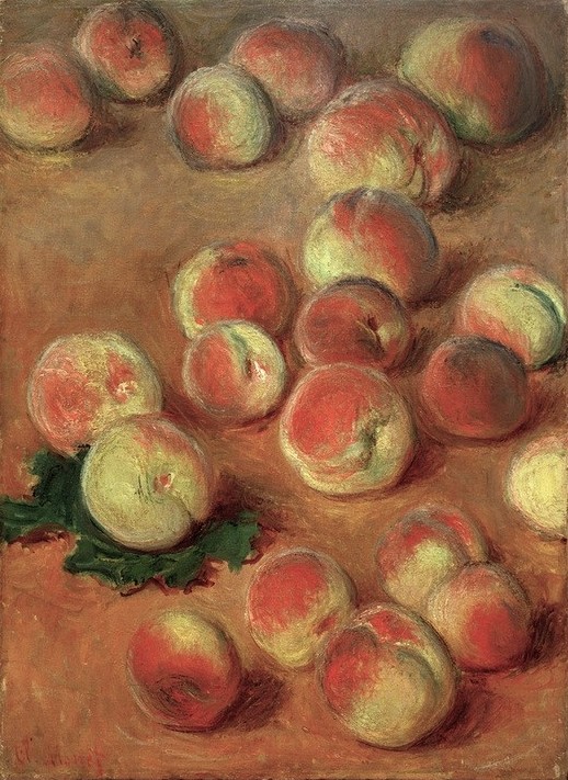 Claude Monet, Pêches (Kunst,Obst,Impressionismus,Stillleben,Pfirsich,Französische Kunst)
