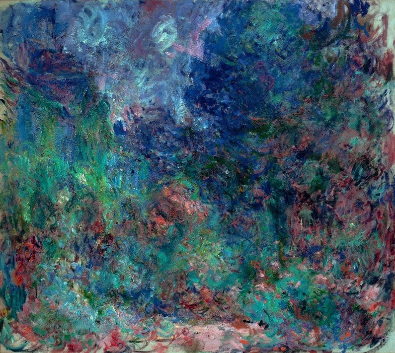 Claude Monet, La Maison de l’Artiste vue du Jardin aux Roses (Das Haus de (Landschaft,Wohnhaus Von Berühmten,Impressionismus,Französische Kunst,Garten)