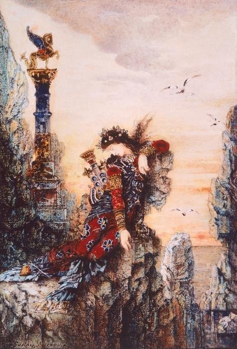 Gustave Moreau, Sapphire (Mythologie,Standbild,Symbolismus,Tag,Saphir)
