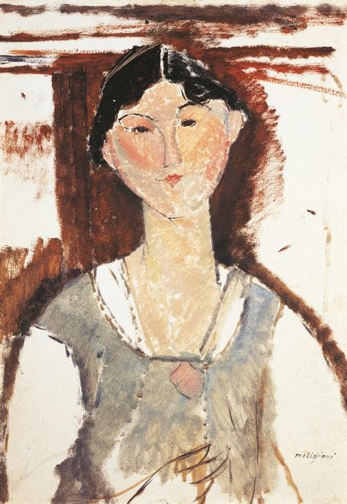 Amedeo Modigliani, Study for a portrait of Beatrice Hastings (Kunst,Portrait,Tag)