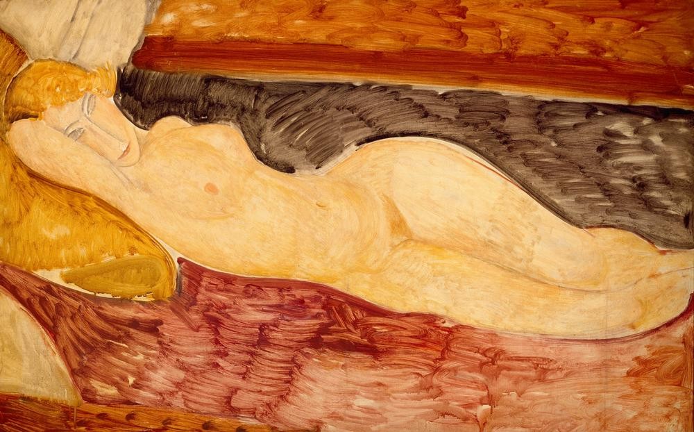 Amedeo Modigliani, Reclining Nude (Kunst,Horizontale)