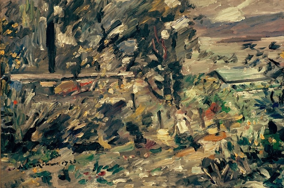 Lovis Corinth, Walchensee, Silberweg (Deutsche Kunst,Landschaft,Impressionismus)