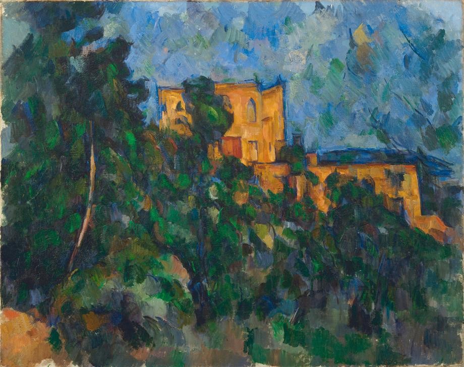 Paul Cézanne, Château Noir (Kunst,Landhaus,Landschaft,Villa,Impressionismus,Französische Kunst,Jahrhundertwende)