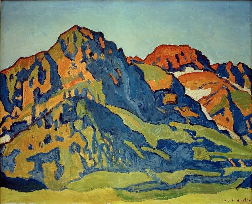 Ferdinand Hodler, Die Dents Blanches (Gebirge,Kunst,Landschaft,Schweizerische Kunst)