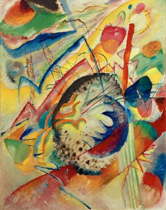 Wassily Kandinsky, Unbenannte Improvisation II (Der Blaue Reiter,Abstrakte Kunst,Russische Kunst)