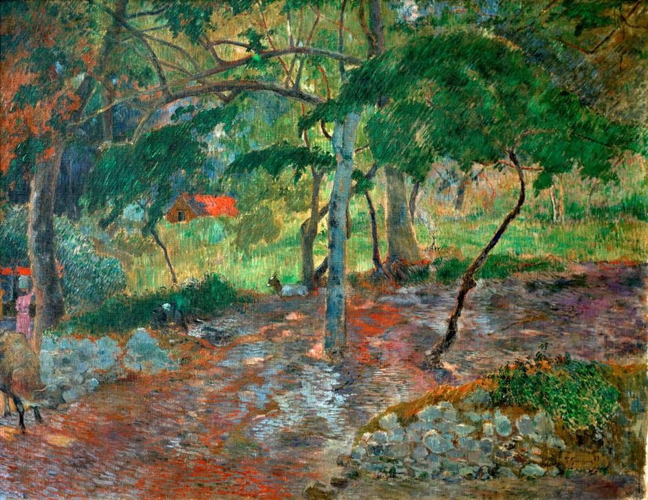 Paul Gauguin, Tropische Landschaft auf Martinique (Landschaft,Französische Kunst,Tropen,Synthetismus)