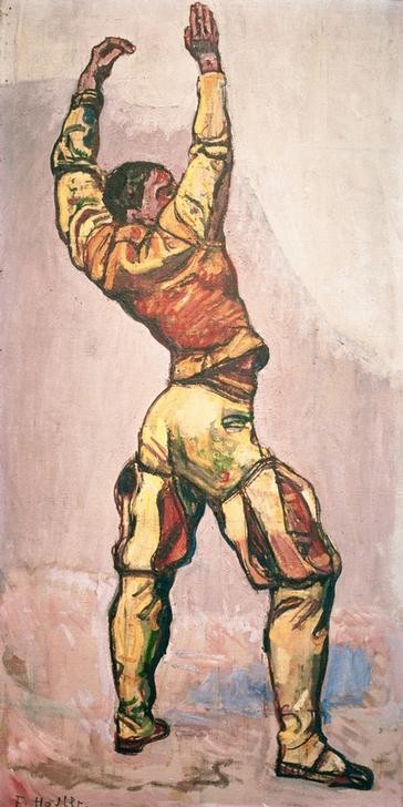 Ferdinand Hodler, Einmütigkeit (Herrenmode,Länder,Landsknecht,Mann,Militär,Soldat,Portrait,Schweizerische Kunst)