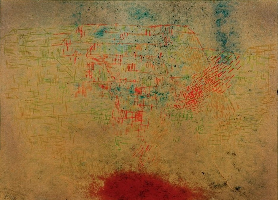 Paul Klee, Südliche Küste (Bauhaus,Landschaft,Schweizerische Kunst,Süden, abstrakte Kunst, Klassische Moderne, Wunschgröße, Wohnzimmer, Treppenhaus)