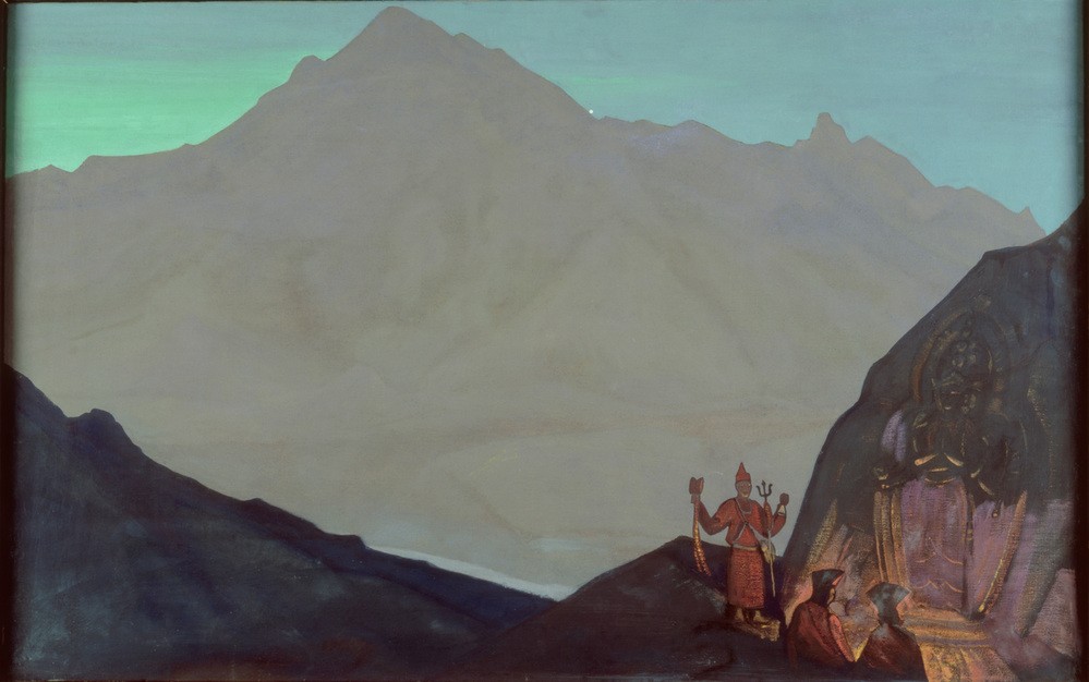 Nikolai Konstantinowitsch Roerich, Chenresig, Westtibet (Buddhismus,Gebirge,Geographie,Kunst,Lamaismus,Russische Kunst,Topographie)