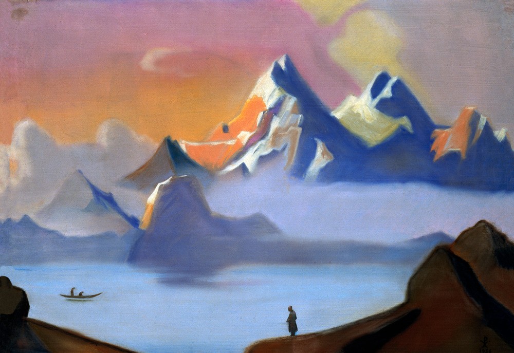 Nikolai Konstantinowitsch Roerich, Tibet (Gebirge,Geographie,Kahn,Kunst,Meteorologie,Russische Kunst,Nebel,Berg,Topographie)