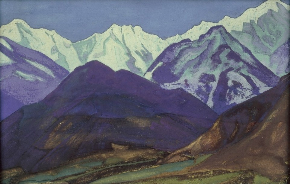 Nikolai Konstantinowitsch Roerich, Kulluta (Gebirge,Kunst,Landschaft,Russische Kunst,Berg)