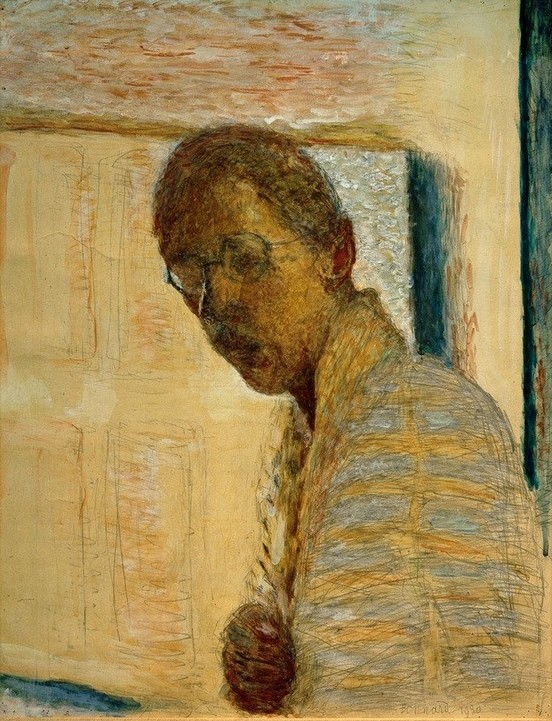 Pierre Bonnard, Portrait de l’artiste (Autoportrait) (Brille,Künstler,Kunst,Maler (Künstler),Mann,Optik,Selbstbildnis,Portrait,Französische Kunst,Nabis,Nickelbrille,Person)