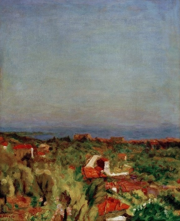 Pierre Bonnard, Paysage méditerranéen (Le Cannet) (Kunst,Landschaft,Französische Kunst,Nabis)