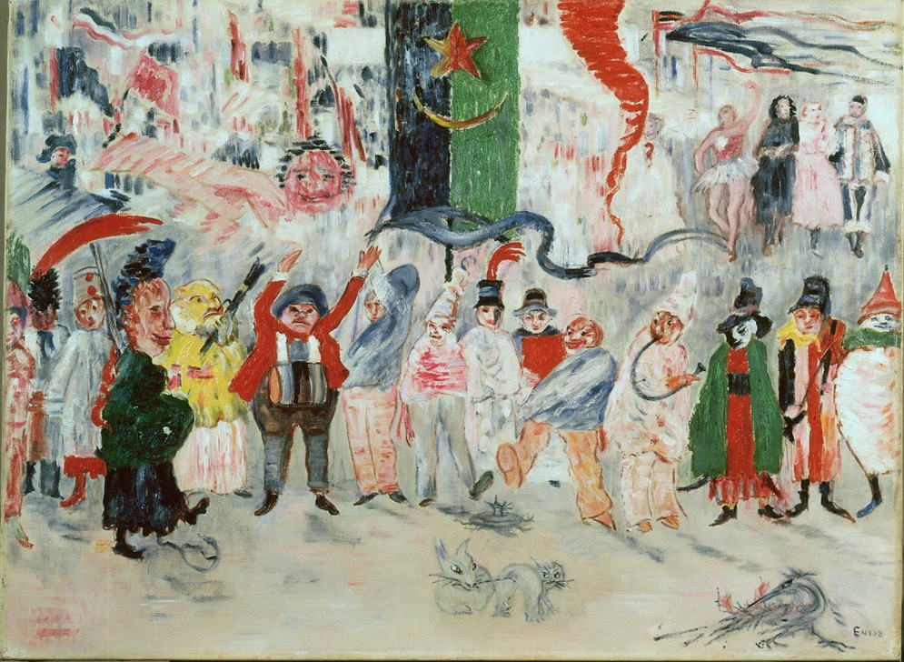 James Ensor, Carnaval (Feste,Kalenderfeste,Kunst,Symbolismus,Phantastische Kunst,Belgische Kunst,Karneval)