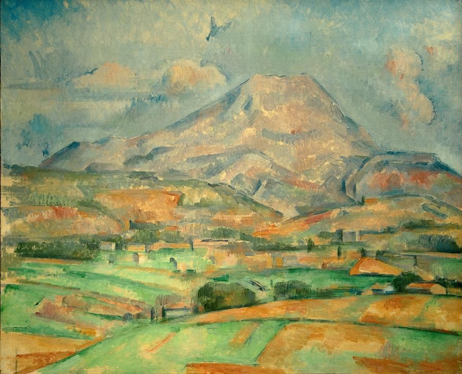 Paul Cézanne, Montagne Sainte-Victorie (Kunst,Landschaft,Impressionismus,Französische Kunst,Berg)