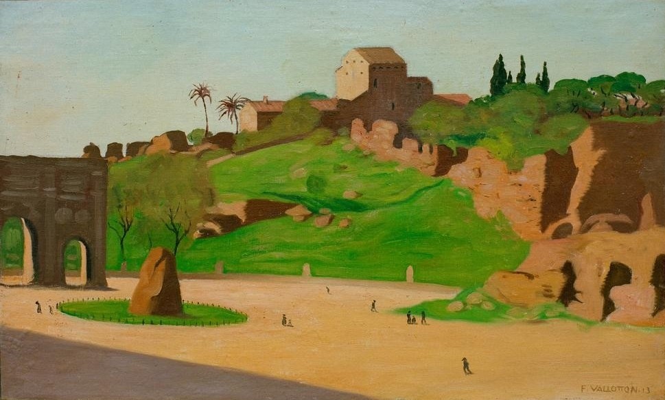 Felix Vallotton, Forum romanum (Geographie,Vedute,Architekturdarstellung,Schweizerische Kunst,Topographie)