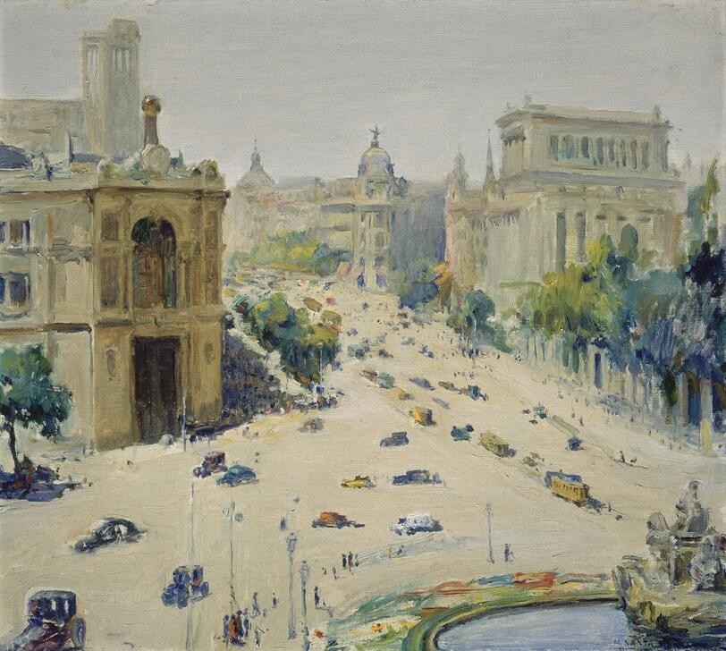 Marceliano Santa Maria, Unbekannt (AUTOMOBIL, SPANISCHE KUNST, MOBILITÄT)