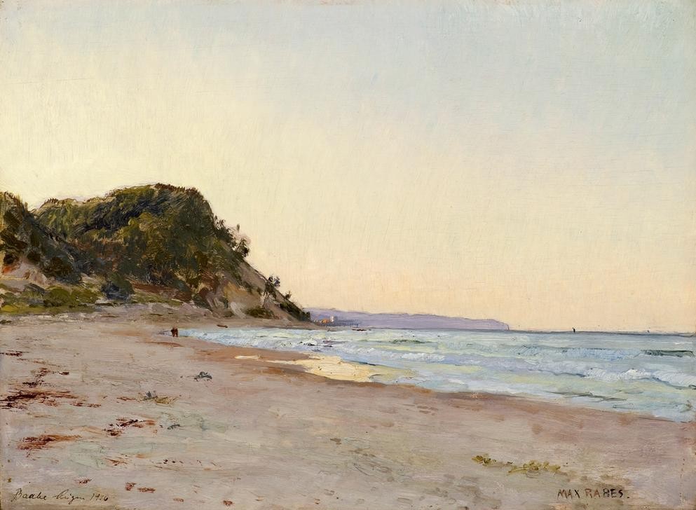 Max Rabes, Am Wasser (Baabe, Rügen) (Küste, Strand, Meer, Ostsee,  Meeresbrise, Seebad, Fotografie, Wunschgröße, Wohnzimmer)
