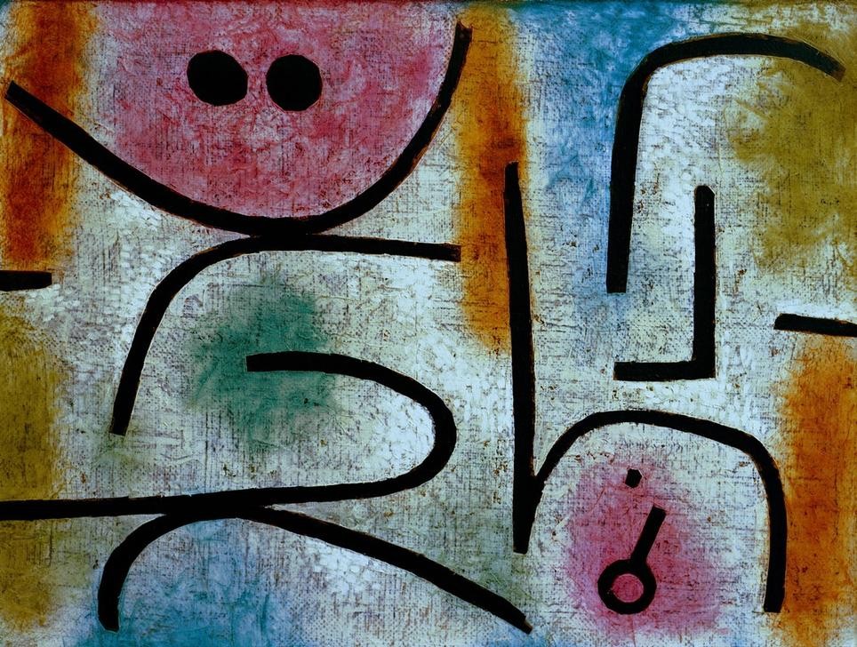 Paul Klee, Zerbrochener Schlüssel (Deutsche Kunst,Schlüssel,Schweizerische Kunst,Abstraktion)