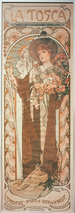 Alfons Mucha, La Tosca / Théâtre Sarah Bernhardt  (Kultur und Unterhaltung