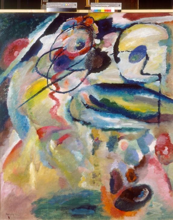 Wassily Kandinsky, Bild mit Kreis (Material)